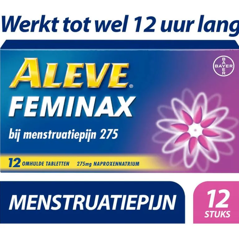 Aleve Feminax bij Menstruatiepijn 12 tabletten
