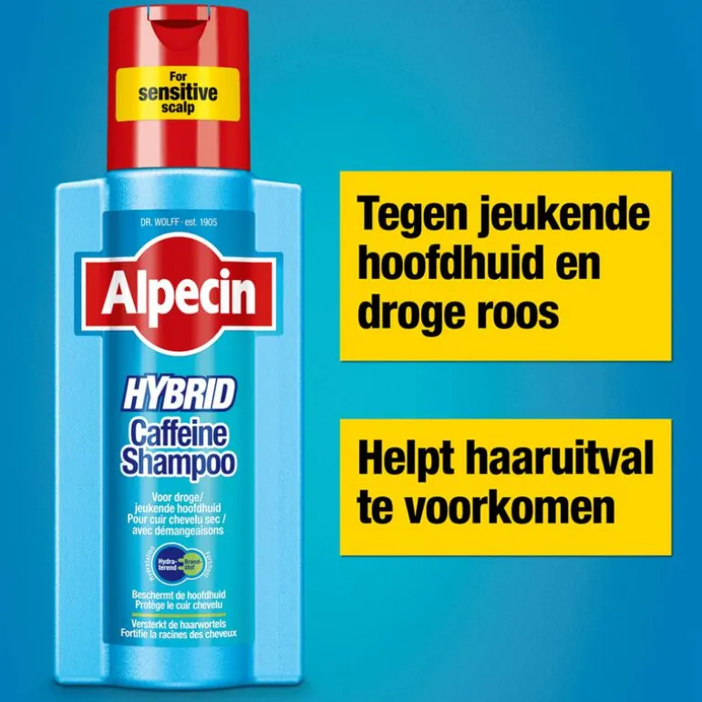Alpecin Hybrid Cafeïne Shampoo 250 ML