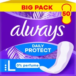 Always Dailies Protect Long 0 Parfum Big Pack