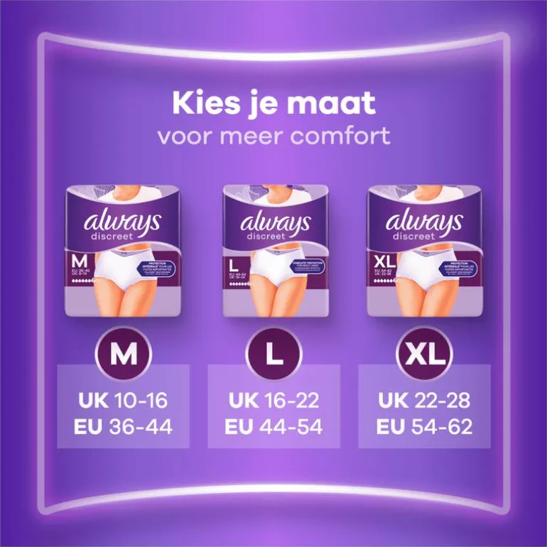 Always Discreet Broekje maat M