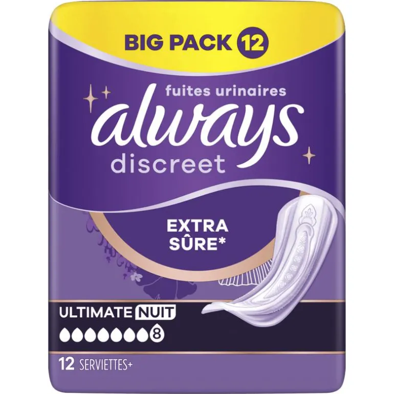 Always Discreet Incontinentieverband Ultimate Night