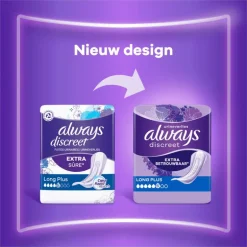 Always Maandverband Discreet Long Plus Duo Pack