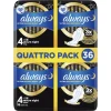 Always Maandverband Ultra Secure Night Wings Quatro Pack