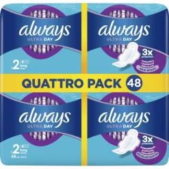 ALWAYS ULTRA PADS WINGS L 48 - QP