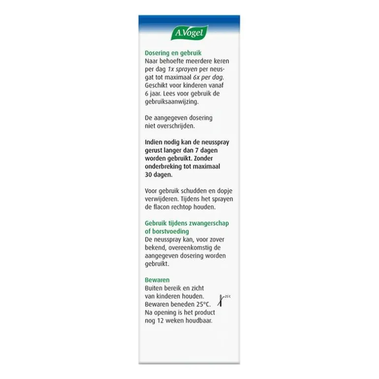 A.Vogel Cinuforce Neusspray Sterk +menthol