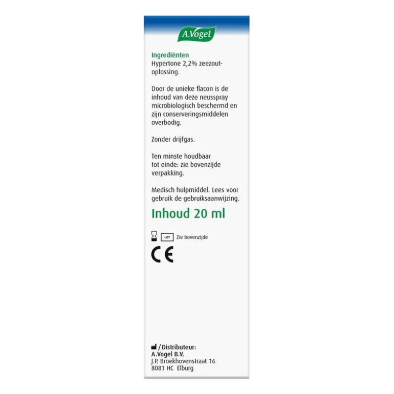 A.Vogel Cinuforce Neusspray Sterk bij Neusverkoudheid Spray 20 ML