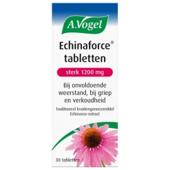 A.Vogel Echinaforce Bij Onvoldoende Weerstand En Griep Tabletten 30 stuks