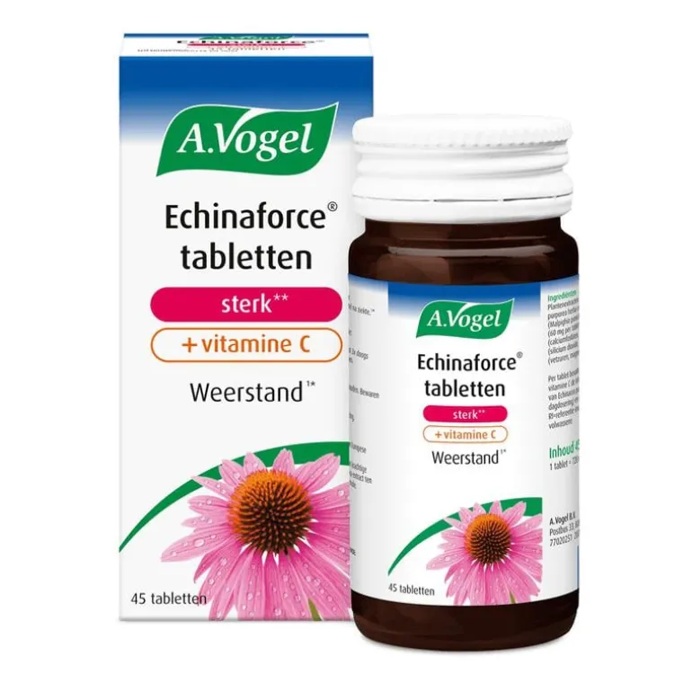 A.Vogel Echinaforce Sterk** + Vitamine C Weerstand1* Tabletten 45 stuks