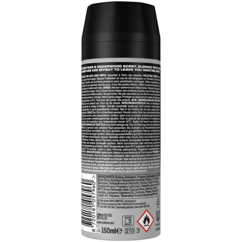 AXE Black Anti-Transpirant Deodorant Spray 150 ML