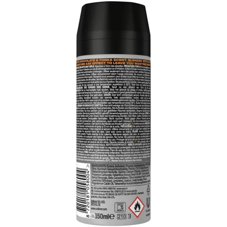 AXE Dark Temptation Anti-Transpirant Deodorant Spray 150 ML