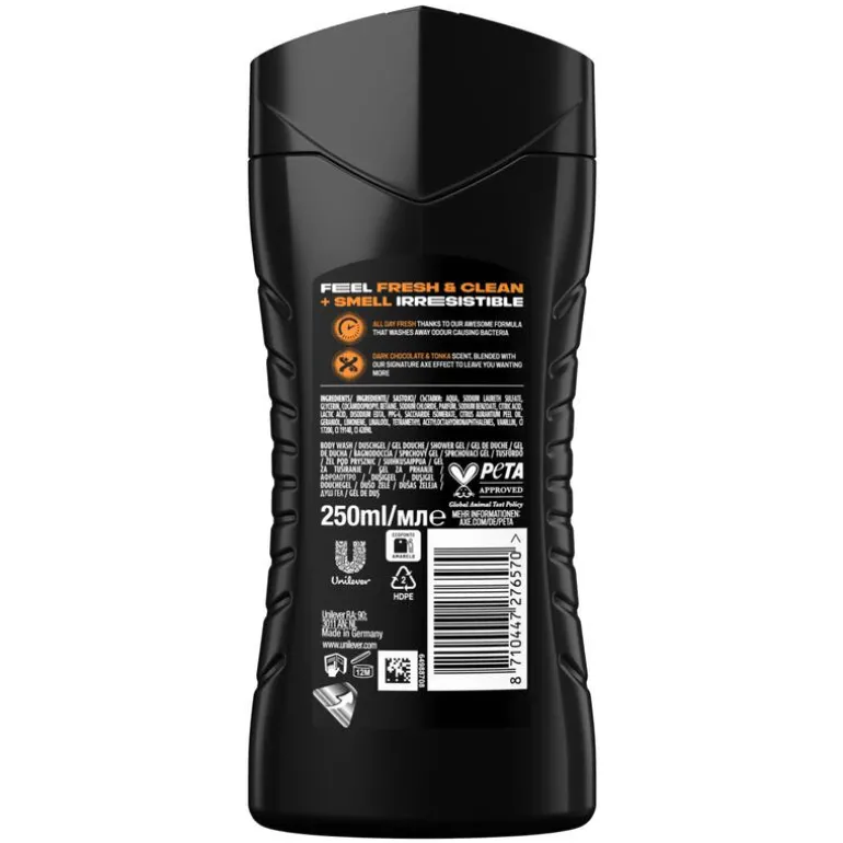 AXE Dark Temptation 3-in-1 Douchegel 250 ML