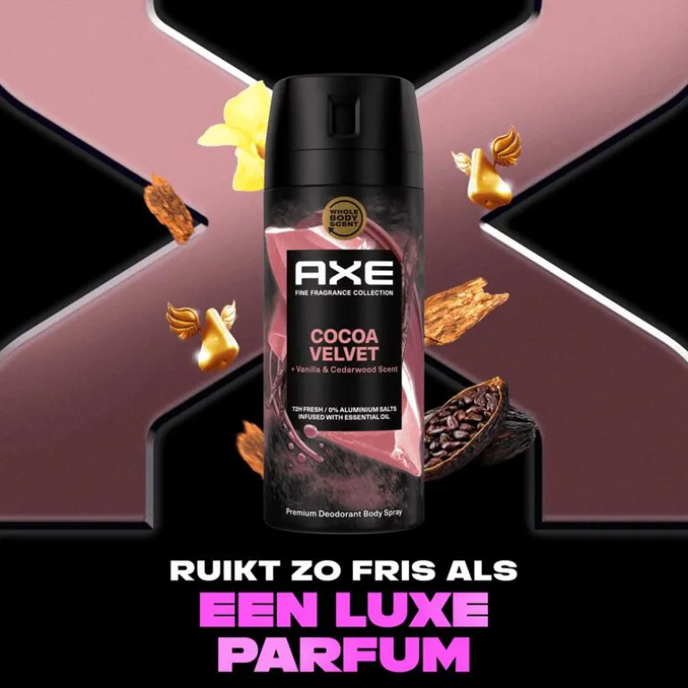 AXE Fine Fragrance Cocoa Velvet Deodorant Body Spray 150 ML