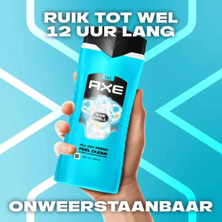 AXE Ice Chill 3-in-1 Douchegel 250 ML