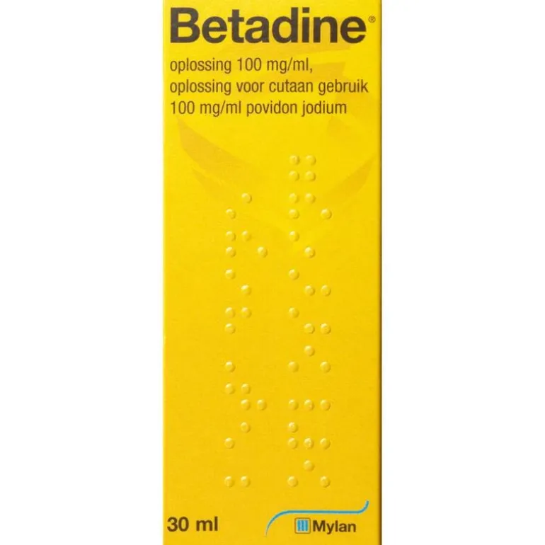 Betadine Oplossing 100 mg/ml Povidonjood 30 ML