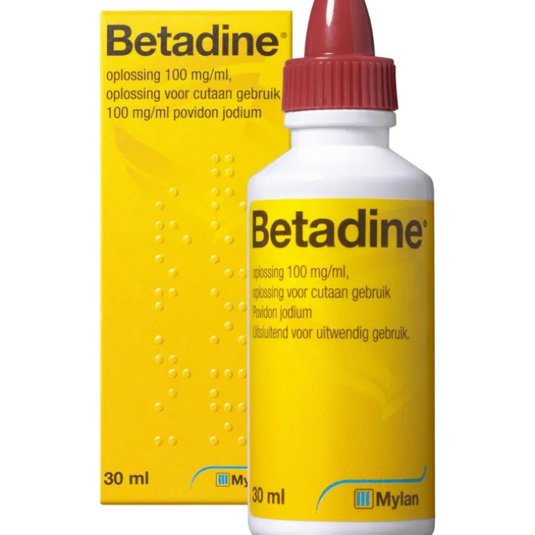 Betadine Oplossing 100 mg/ml Povidonjood 30 ML