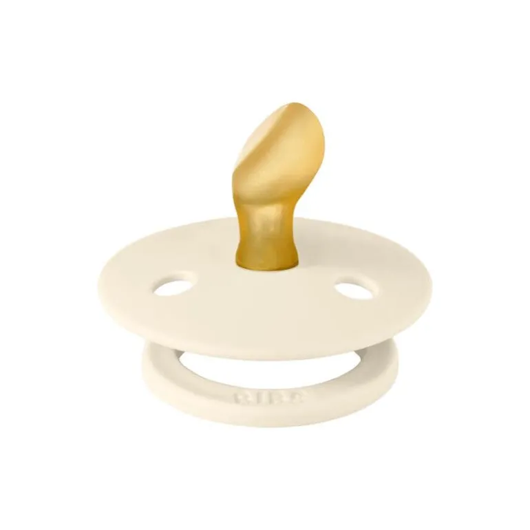 BIBS Anatomische Fopspeen Two Pack Natuurlijk Rubber Ivory/Blush Maat 1