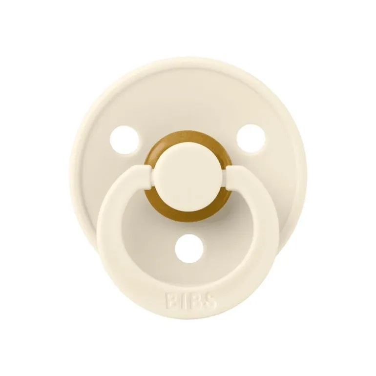 BIBS Fopspeen Two Pack Natuurlijk Rubber Ivory/Blush Maat 1