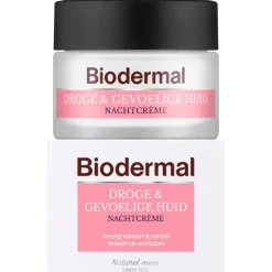 Biodermal Droge & Gevoelige Huid Nachtcrème 50 ML