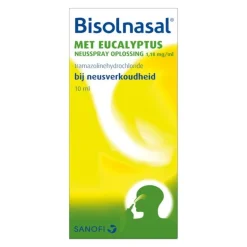 Bisolnasal Neusspray Oplossing Bij Neusverkoudheid Met Eucalyptus 10 ML