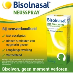 Bisolnasal Neusspray Oplossing Bij Neusverkoudheid Met Eucalyptus 10 ML