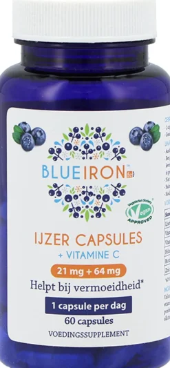 Blueiron ijzer capsules 60