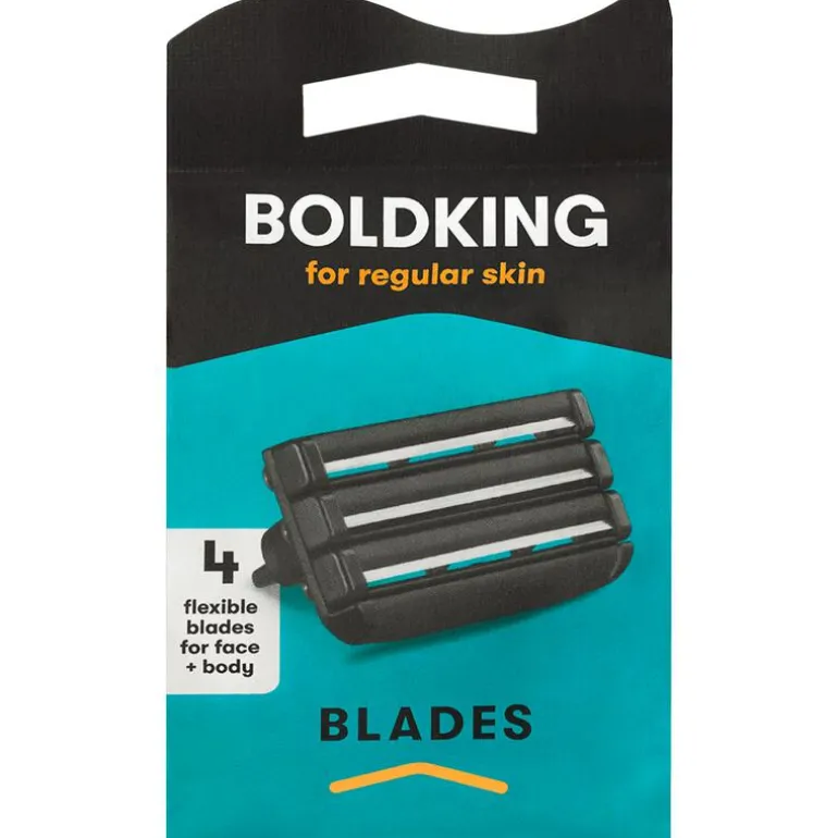 Boldking Mesjes Normale Huid 4 stuks