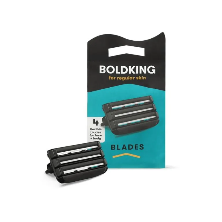 Boldking Mesjes Normale Huid 4 stuks
