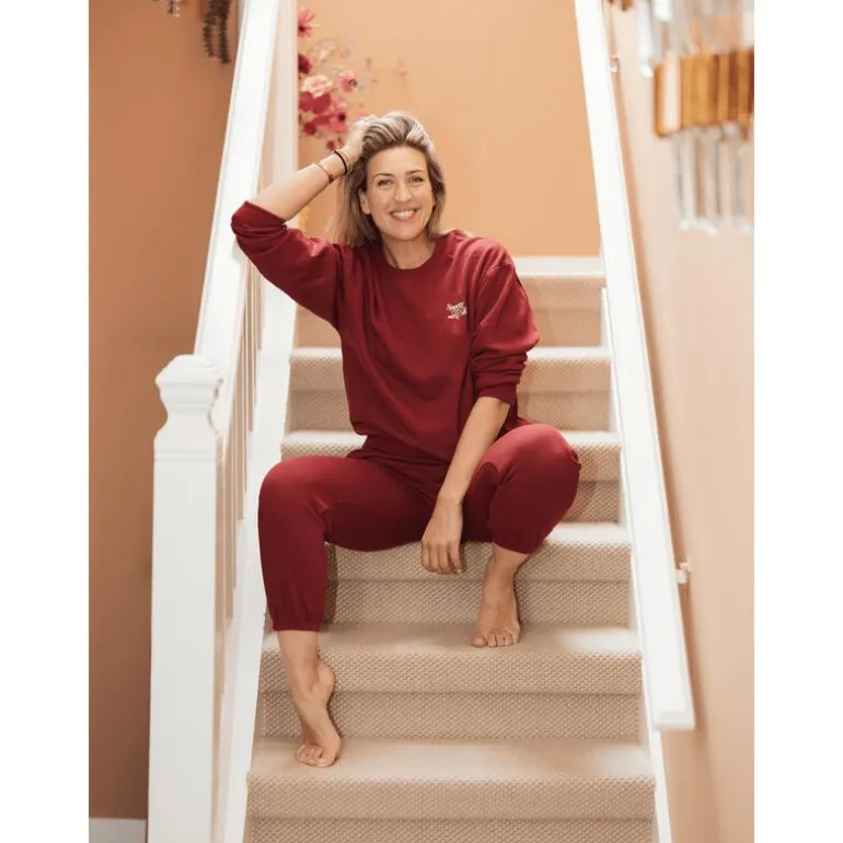 Bo Wilkes Sweater Burgundy Maat S/M