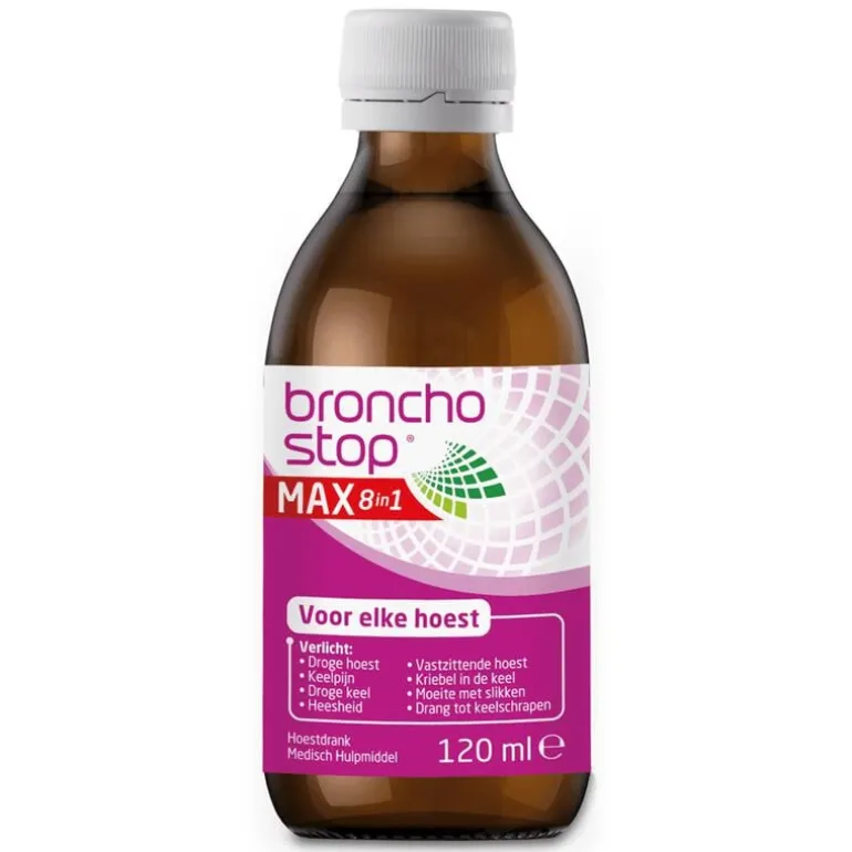 Bronchostop Max 8in1 Hoestdrank 120ML