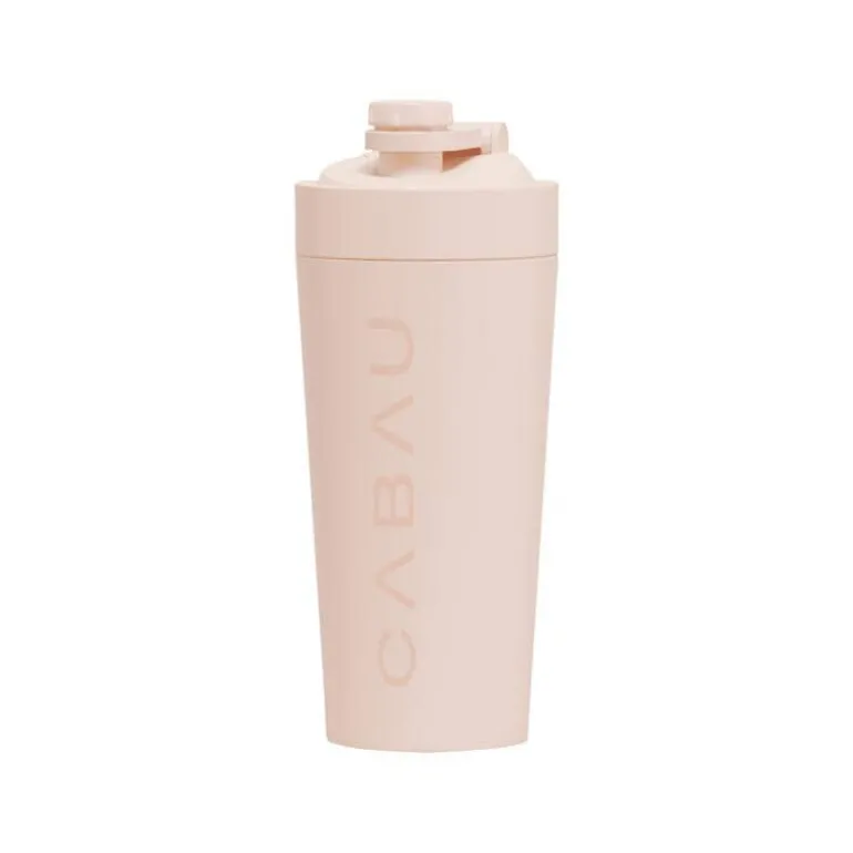 Cabau Bloom Shakebeker Staal - Beige 700ML