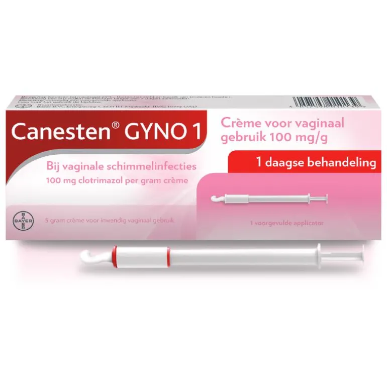 Canesten GYNO 1 daagse Crème bij vaginale schimmel 1 stuks