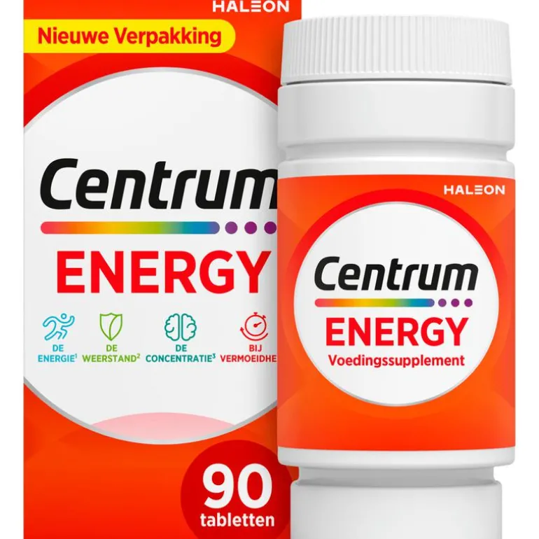 Centrum Energy Multivitaminen Tabletten 90 stuks