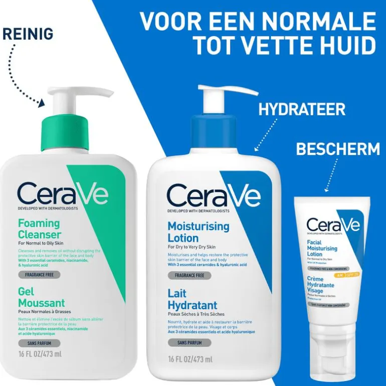 CeraVe Schuimende Reinigingsgel Navulling 473 ML