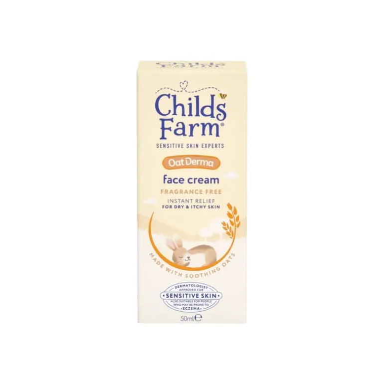 Childs Farm OatDerma Face Cream Fragrance Free 50ml