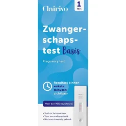 Clairivo zwangerschapstest cassette 1 stuk