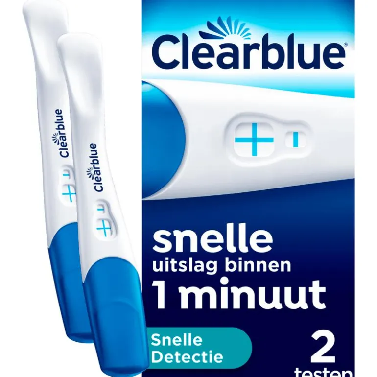 Clearblue Snelle Detectie Zwangerschapstest 2 Stuks