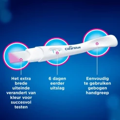 Clearblue Vroege Detectie Zwangerschapstest 1 Stuk