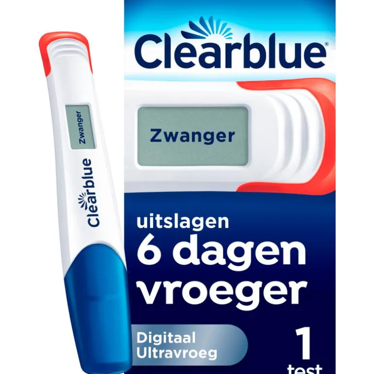 Clearblue Zwangerschapstest Digitaal Ultravroeg 1 Stuk
