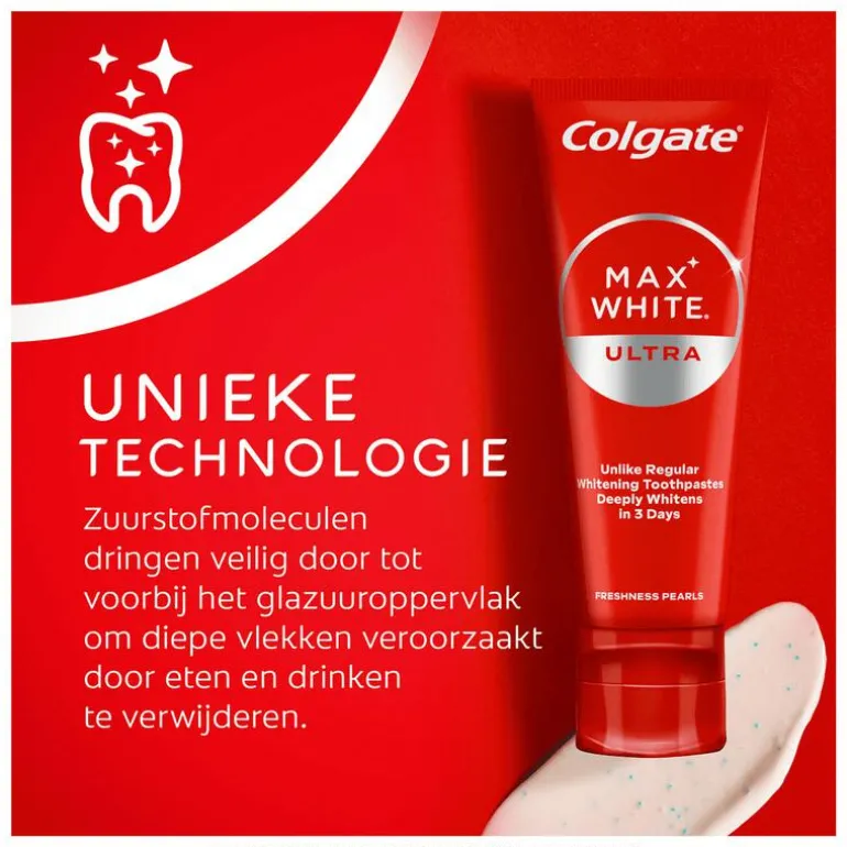 Colgate Max White Ultra Freshness Pearls Tandpasta 75 ML