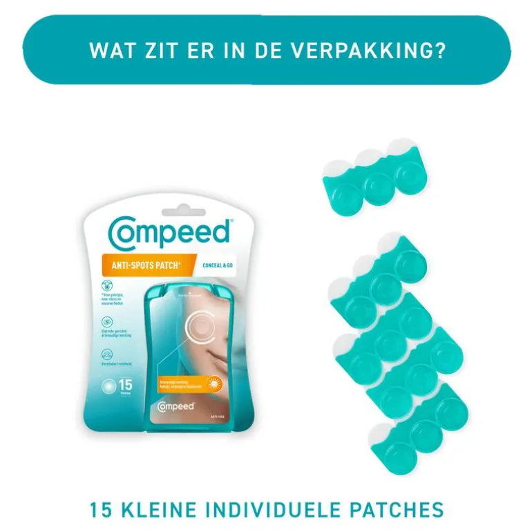 Compeed Anti-Spots Conceal & Go patches 15 stuks