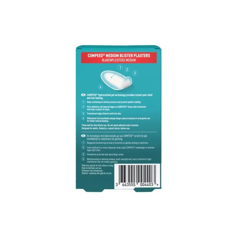 Compeed Blarenpleisters Medium 6 stuks