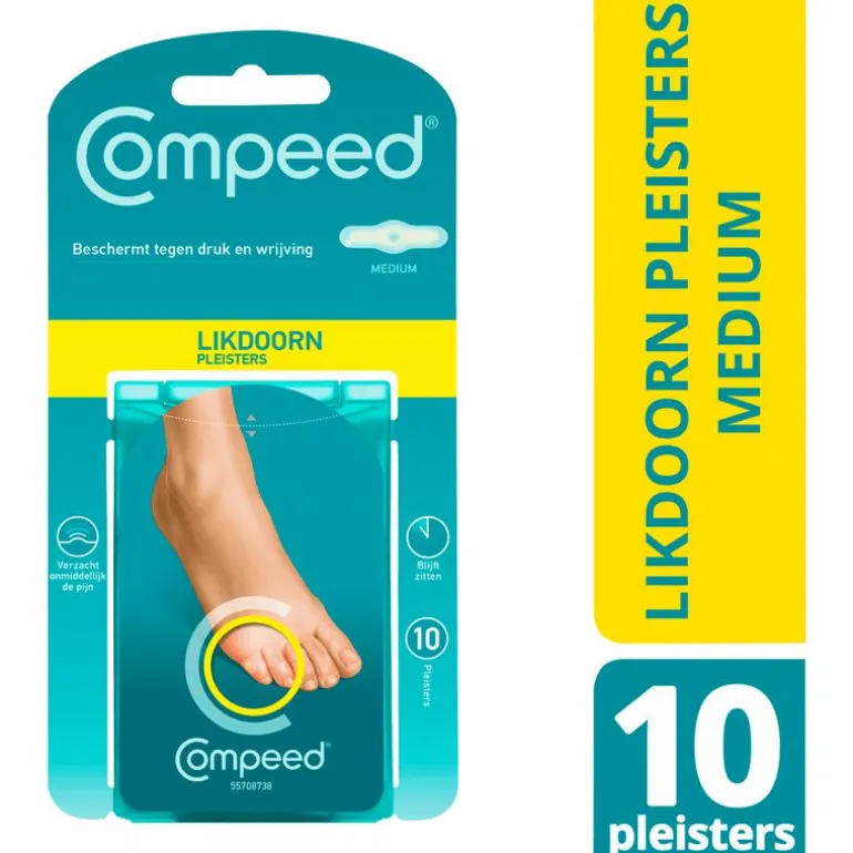 Compeed Likdoorn Pleisters Medium 10 Pleisters