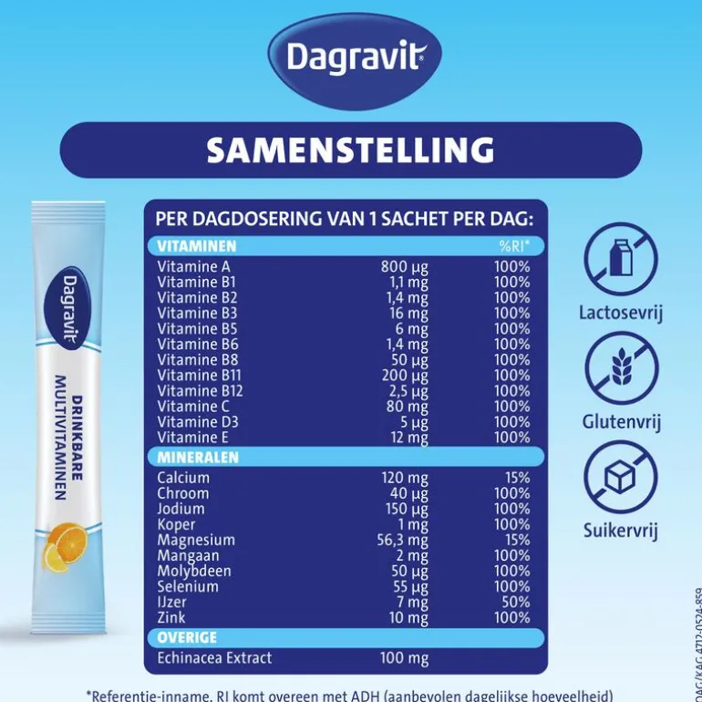 Dagravit Complete Start Kids Multivitamine Citroen 30 stuks