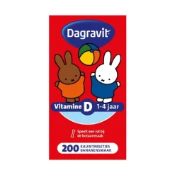 Dagravit Kids Vitamine D 200 kauwtabletten