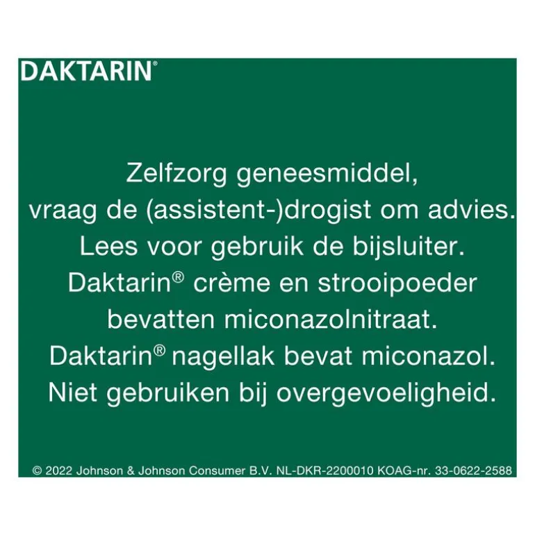 Daktarin®Poeder 2% 20 GR