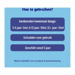 Dampo Kids Kindersiroop Alle Hoest + Vrije Luchtwegen Suikervrij 120 ML