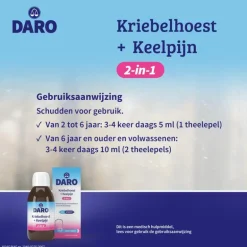 Daro 2in1 kriebelhoest+keelpijn