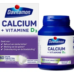 Davitamon Calcium met Vitamine D Kauwtabletten Mint