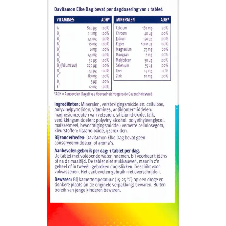 Davitamon Elke Dag Multivitamine 90 Tabletten