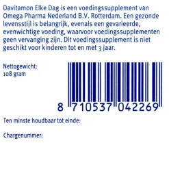 Davitamon Elke Dag Multivitamine 90 Tabletten